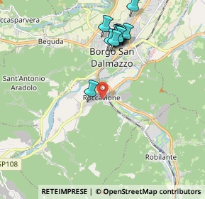 Mappa 12018 Roccavione CN, Italia (2.03455)