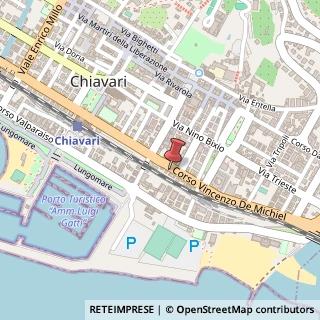 Mappa Corso De Michiel, 14, 16043 Chiavari, Genova (Liguria)