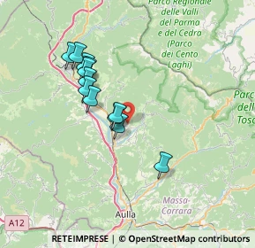 Mappa Via Gragnana, 54028 Villafranca in Lunigiana MS, Italia (6.2275)