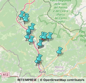 Mappa Via Gragnana, 54028 Villafranca in Lunigiana MS, Italia (5.88267)