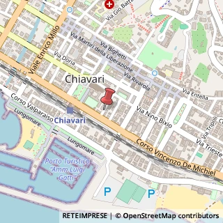 Mappa Via Davide Gagliardo, 39, 16043 Chiavari, Genova (Liguria)