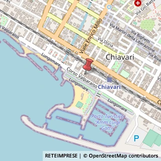 Mappa Corso Valparaiso, 38, 16043 Chiavari, Genova (Liguria)