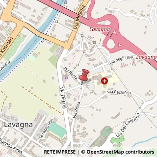 Mappa Via bobbio don 2, 16033 Lavagna, Genova (Liguria)