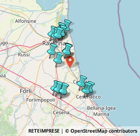 Mappa 48125 Savio RA, Italia (12.1155)