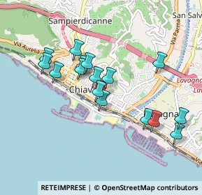 Mappa Via Nino Bixio, 16121 Chiavari GE, Italia (0.85375)