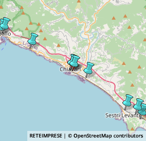 Mappa Via Nino Bixio, 16121 Chiavari GE, Italia (5.97615)