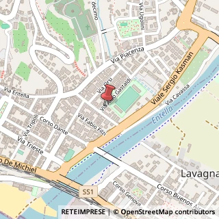 Mappa Via Aldo Gastaldi, 12, 16043 Chiavari, Genova (Liguria)