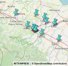 Mappa Via Sandro Pertini, 48014 Castel Bolognese RA, Italia (10.66643)