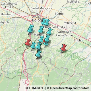 Mappa 40050 Monterenzio BO, Italia (10.0165)