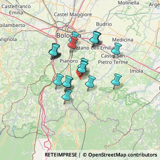 Mappa 40050 Monterenzio BO, Italia (11.7285)