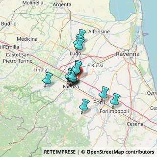 Mappa Via Mezzeno, 48018 Faenza RA, Italia (9.0775)