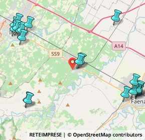 Mappa Via Andrea Donati, 48014 Castel Bolognese RA, Italia (6.419)