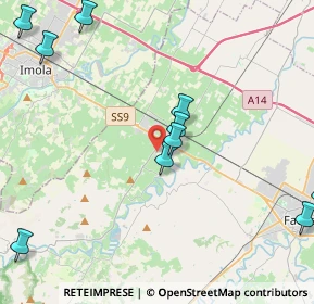 Mappa Via Andrea Donati, 48014 Castel Bolognese RA, Italia (5.63818)