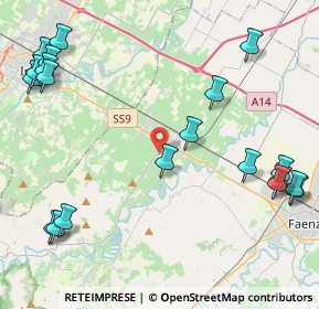 Mappa Via Andrea Donati, 48014 Castel Bolognese RA, Italia (5.8885)