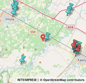 Mappa Via Andrea Donati, 48014 Castel Bolognese RA, Italia (6.24)