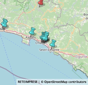 Mappa Via degli Ulivi, 16033 Lavagna GE, Italia (9.43167)