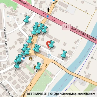 Mappa Via Privata da Piazza Sanfront, 16043 Chiavari GE, Italia (0.132)