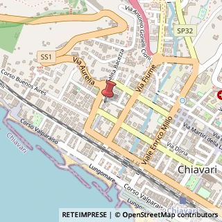 Mappa Via G. B. Prandina, 29, 16043 Chiavari, Genova (Liguria)