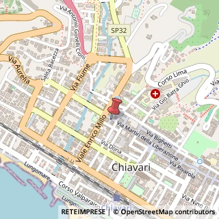Mappa Via Martiri della Liberazione, 181, 16043 Chiavari, Genova (Liguria)