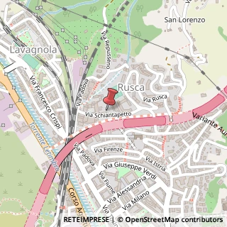 Mappa Via Schiantapetto, 11r, 17100 Savona, Savona (Liguria)
