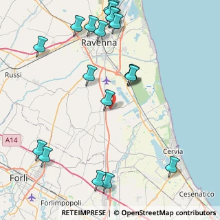 Mappa Via Lunga, 48125 Campiano RA, Italia (11.014)