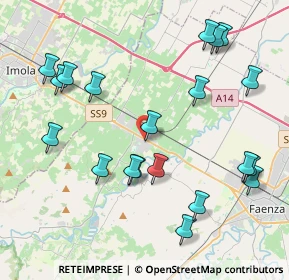 Mappa Piazza Bernardi, 48014 Castel Bolognese RA, Italia (4.7145)