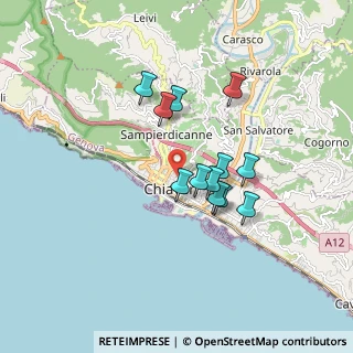 Mappa , 16043 Chiavari GE, Italia (1.37667)