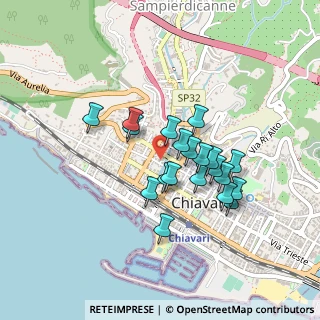 Mappa Via Trento, 16043 Chiavari GE, Italia (0.3565)