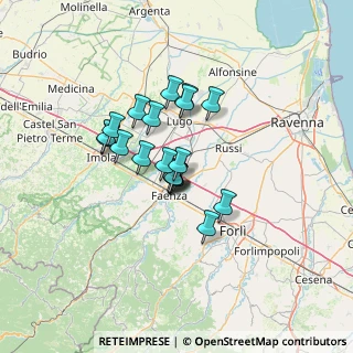Mappa Via della Punta, 48018 Faenza RA, Italia (9.373)