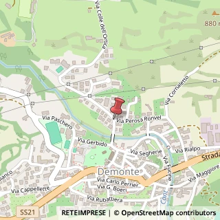Mappa Via Colle dell'Ortica,  2, 12014 Demonte, Cuneo (Piemonte)