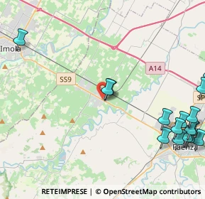 Mappa Via dei Mille, 48014 Castel Bolognese RA, Italia (6.53263)