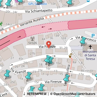 Mappa Via Firenze, 17100 Savona SV, Italia (0.144)