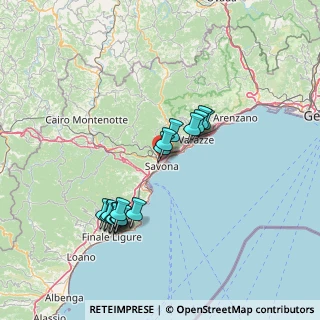 Mappa Via Francesco Mignone, 17100 Savona SV, Italia (13.44471)