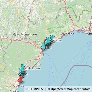 Mappa Via Francesco Mignone, 17100 Savona SV, Italia (15.33273)