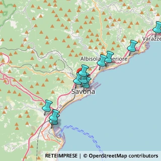 Mappa Via Francesco Mignone, 17100 Savona SV, Italia (3.76727)
