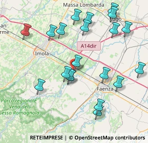 Mappa Via Morini, 48014 Castel Bolognese RA, Italia (8.8885)