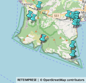 Mappa 16032 San Fruttuoso GE, Italia (2.721)