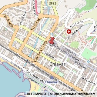 Mappa Via Gerolamo Filippini,  10, 16043 Chiavari, Genova (Liguria)