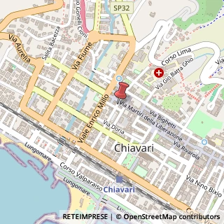 Mappa Via Martiri della Liberazione, 167, 16043 Chiavari, Genova (Liguria)