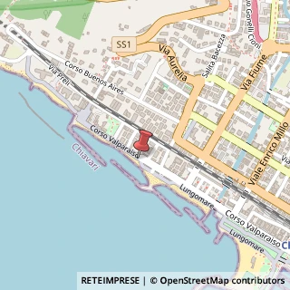 Mappa Corso Valparaiso, 16043 Chiavari GE, Italia, 16043 Chiavari, Genova (Liguria)
