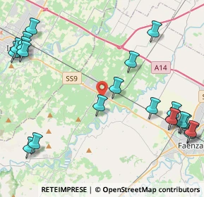 Mappa Via Antonio Gramsci, 48014 Castel Bolognese RA, Italia (5.9025)