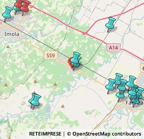 Mappa Via Antonio Gramsci, 48014 Castel Bolognese RA, Italia (6.43)