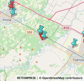 Mappa Via Antonio Gramsci, 48014 Castel Bolognese RA, Italia (5.93273)