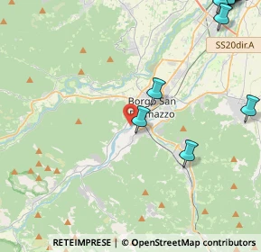 Mappa Via Valdieri, 12011 Borgo San Dalmazzo CN, Italia (7.9885)