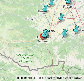 Mappa Via Valdieri, 12011 Borgo San Dalmazzo CN, Italia (20.54167)