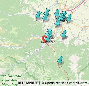 Mappa Via Valdieri, 12011 Borgo San Dalmazzo CN, Italia (7.06733)