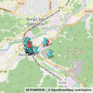 Mappa Via Don Pellegrino, 12018 Roccavione CN, Italia (0.91724)