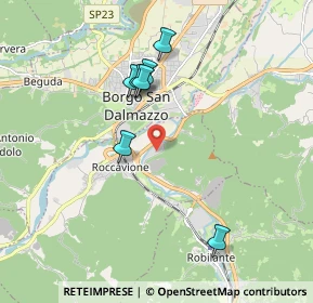Mappa Via Don Pellegrino, 12018 Roccavione CN, Italia (2.82364)