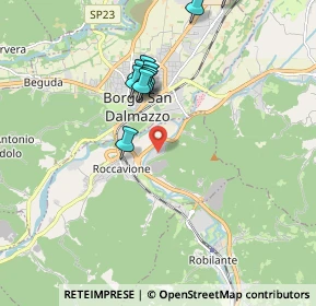 Mappa Via Don Pellegrino, 12018 Roccavione CN, Italia (2.11273)