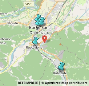 Mappa Via Don Pellegrino, 12018 Roccavione CN, Italia (3.31)